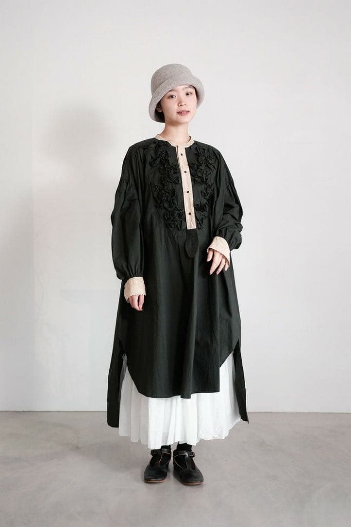 GASA 2023AW 「花嫁の刺繍」 シャツワンピース