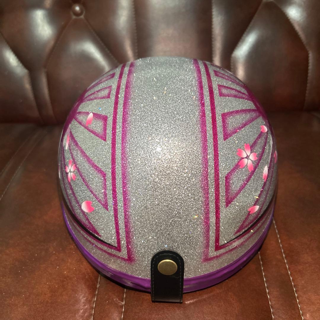 ラメラメ　ぼかし　富士日照　桜　カスタムコルク半　三つボタン