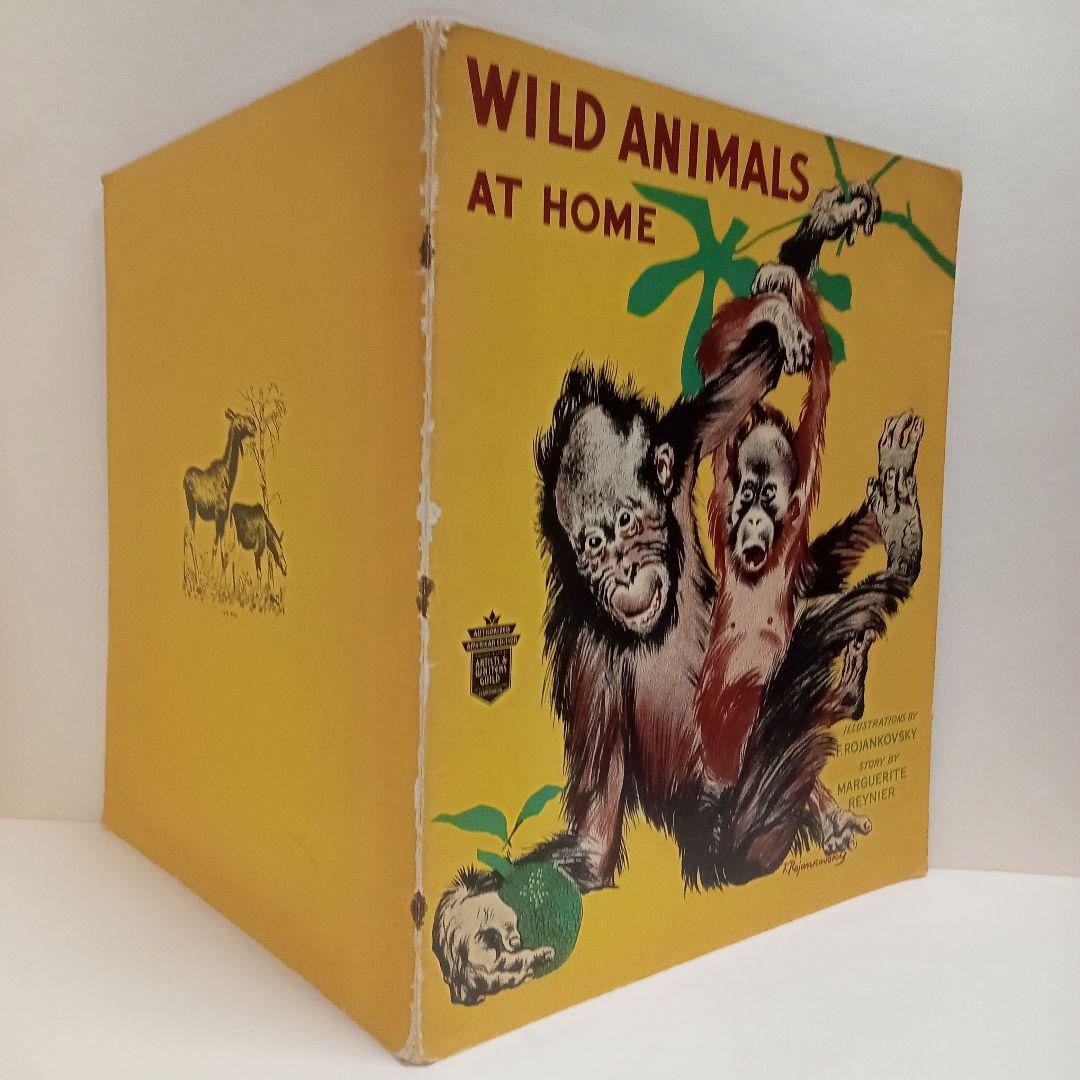 ロジァンコフスキー絵本ー「WILD  ANMALS  AT 」1935年