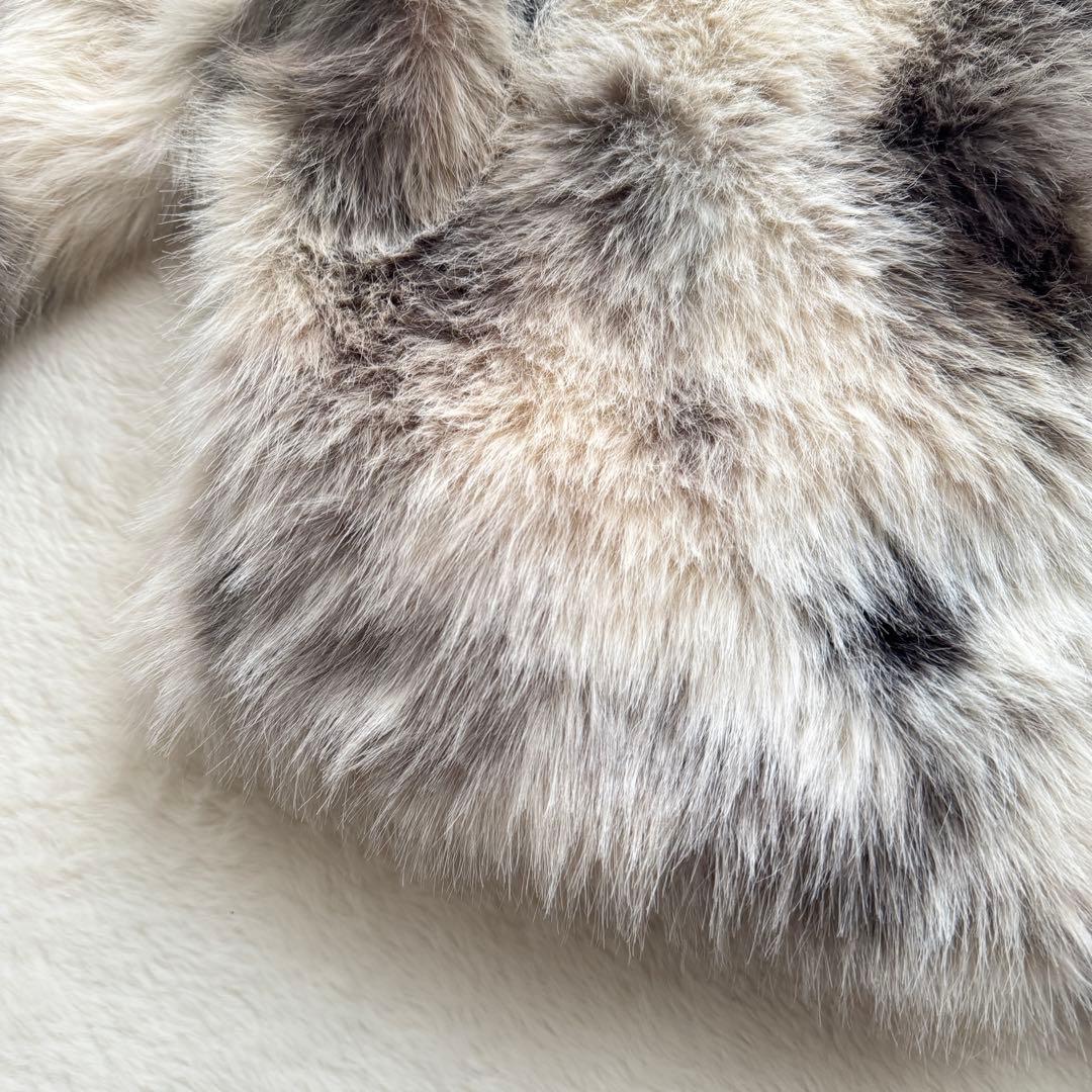 【新品タグ付き】JEANASIS MIXカラーファーブルゾン