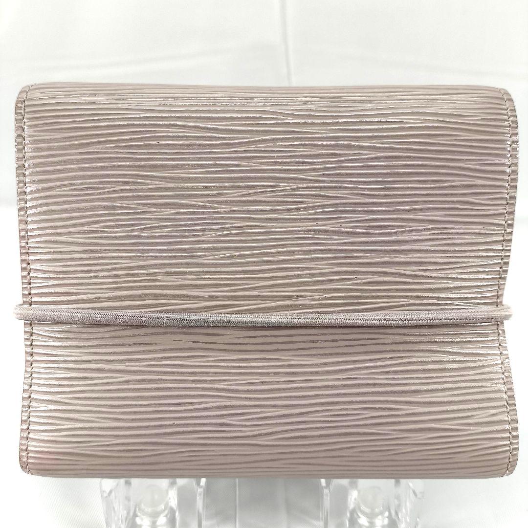 美品 ルイヴィトン エピ ポルトフォイユ エラスティック コンパクトウォレット