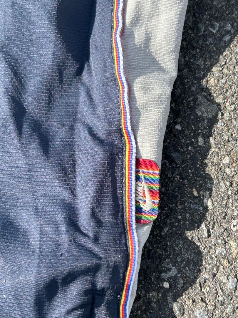 00s 90s nike ナイロンパンツ　極太　y2k テック