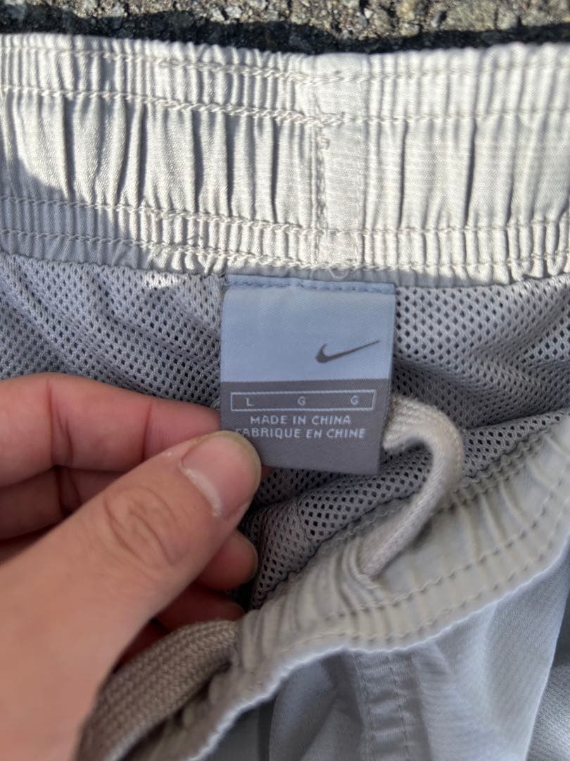 00s 90s nike ナイロンパンツ　極太　y2k テック