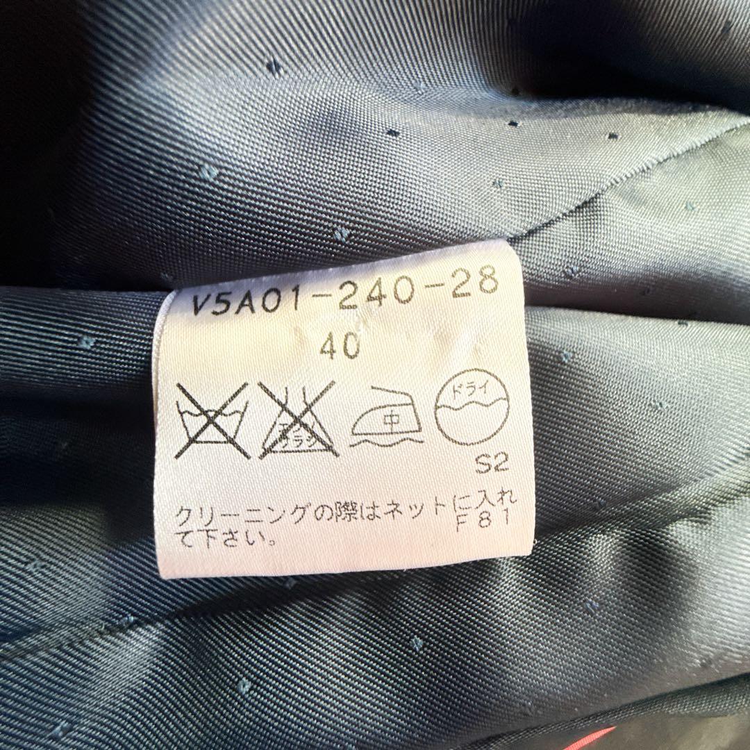 極美品 AMACA アマカ ナイロントレンチコート ベルト ネイビー Lサイズ