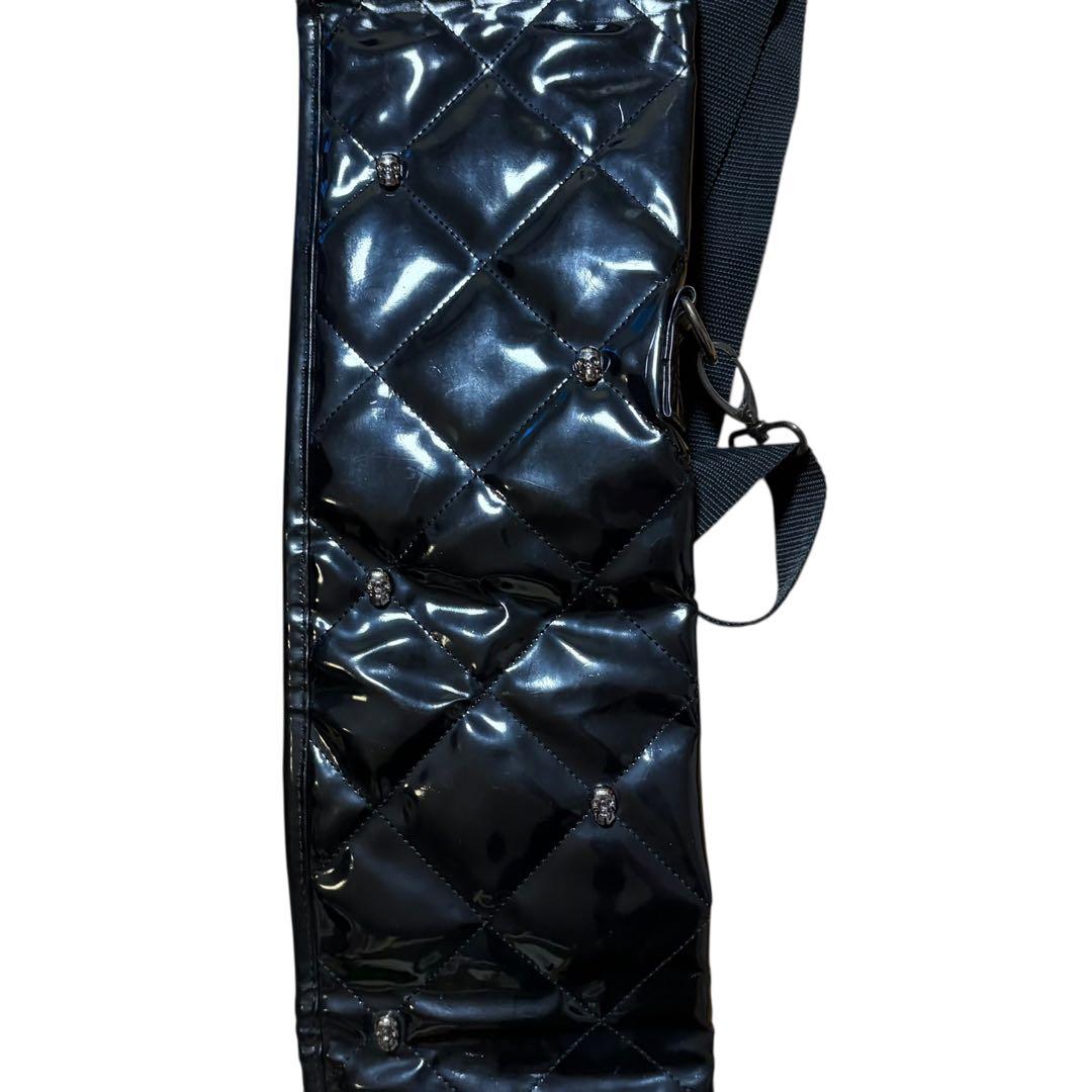 MARK & LONA ゴルフバッグ クラブケース　ブラック　スカル　エナメル