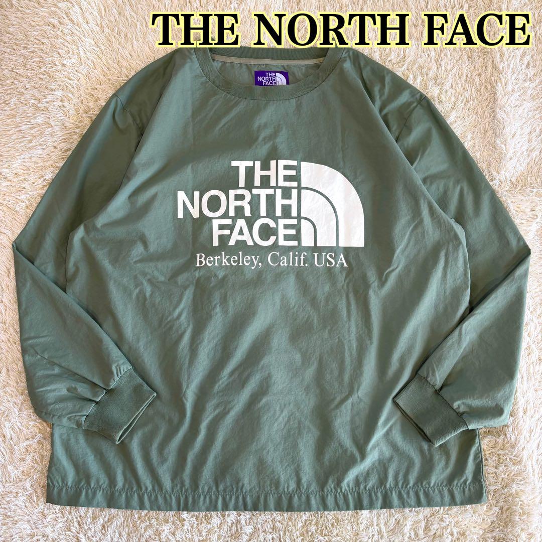 THE NORTH FACE ノースフェイス ナイロンロングTシャツ L カーキ