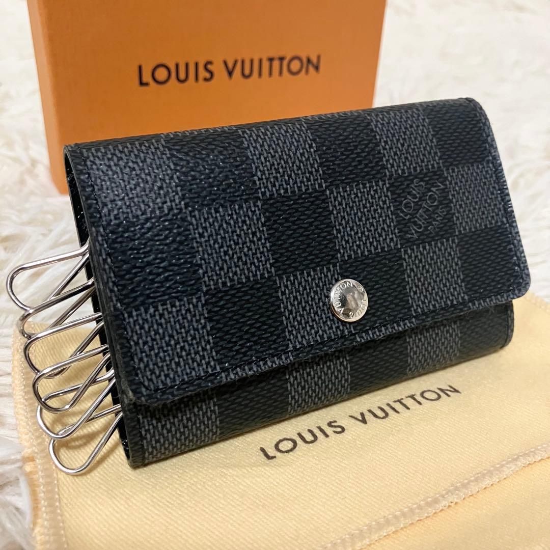 【未使用級】ルイヴィトン ダミエグラフィット6連キーケース N62662 箱付き