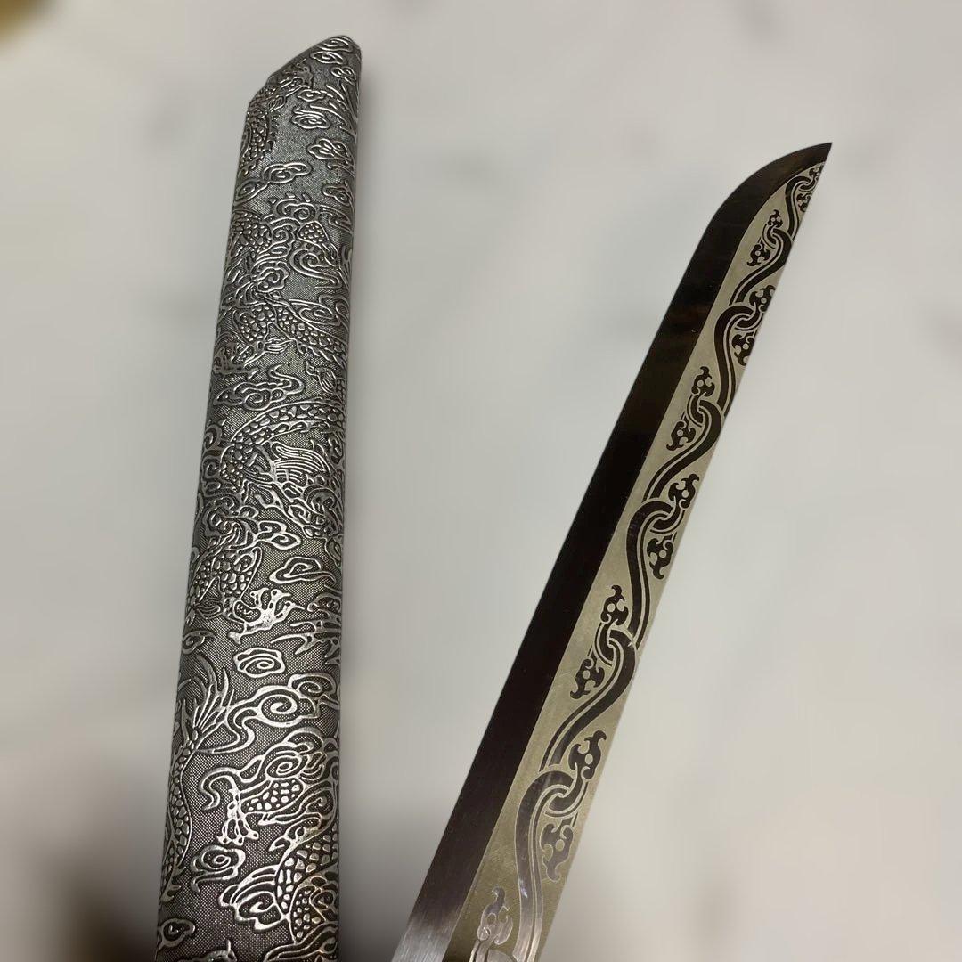 模造刀 中華宝刀剣 龍泉宝剣 唐横刀一体型刀剣