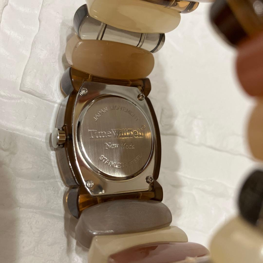 希少　Time Will Tell スヌーピー 腕時計　SNOOPY 茶系