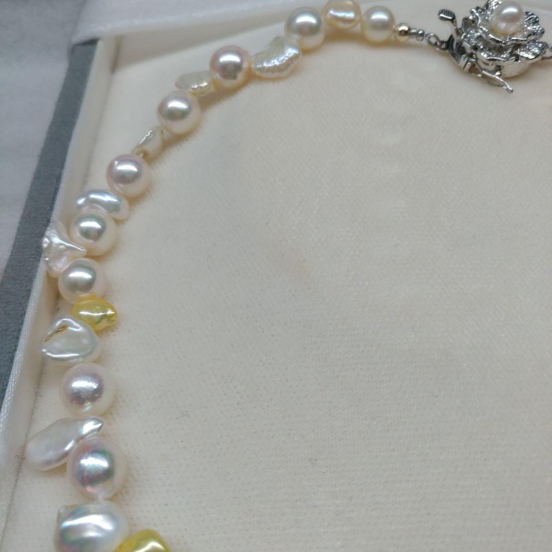 あこや本真珠と淡水ケシネックレス