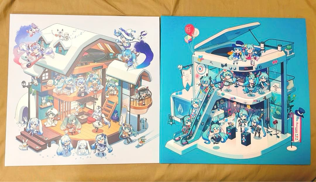 マジカルミライ　雪ミク　アナログレコード　2点セット　マジミラ　MIKU