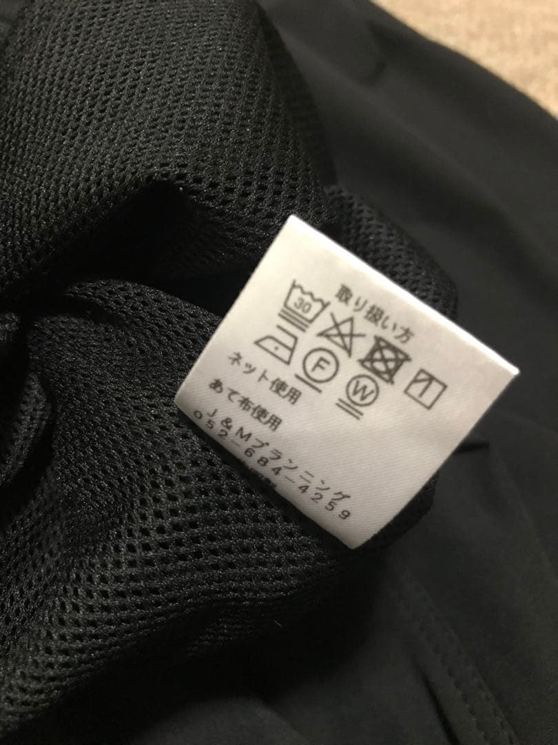 AREGRE フロントZIPオールインワン　ブラック