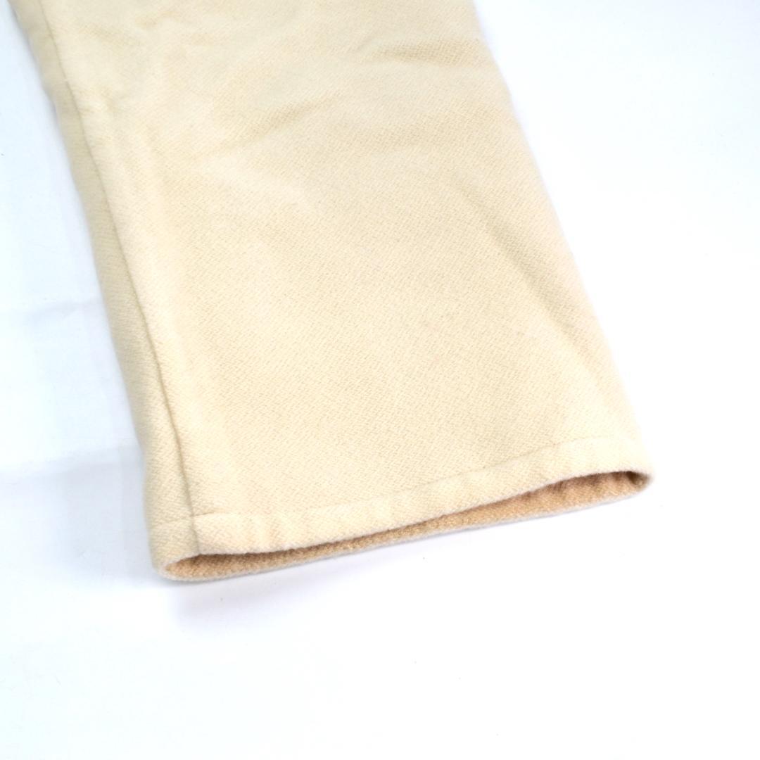 H.RW エルメス リバーシブル コート カシミヤ ウール