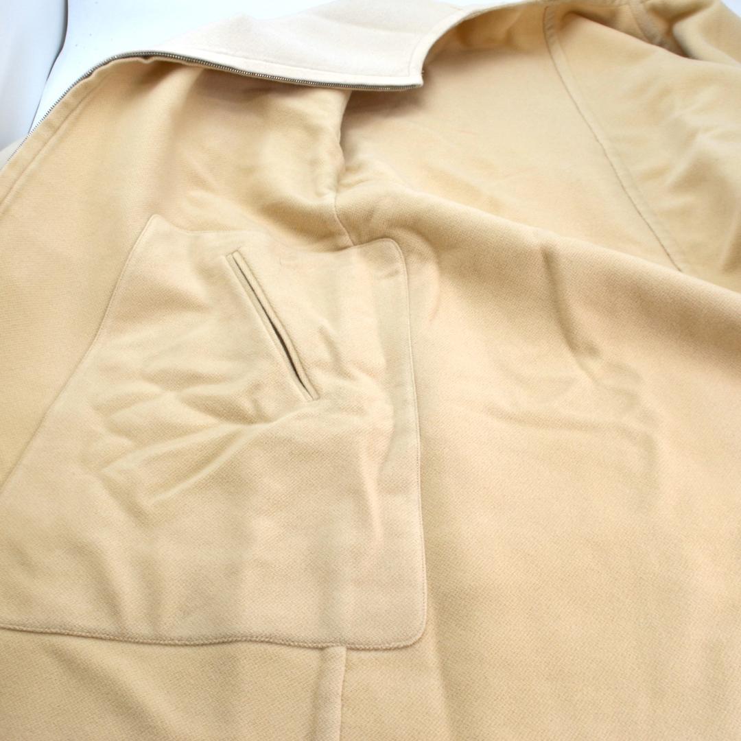 H.RW エルメス リバーシブル コート カシミヤ ウール