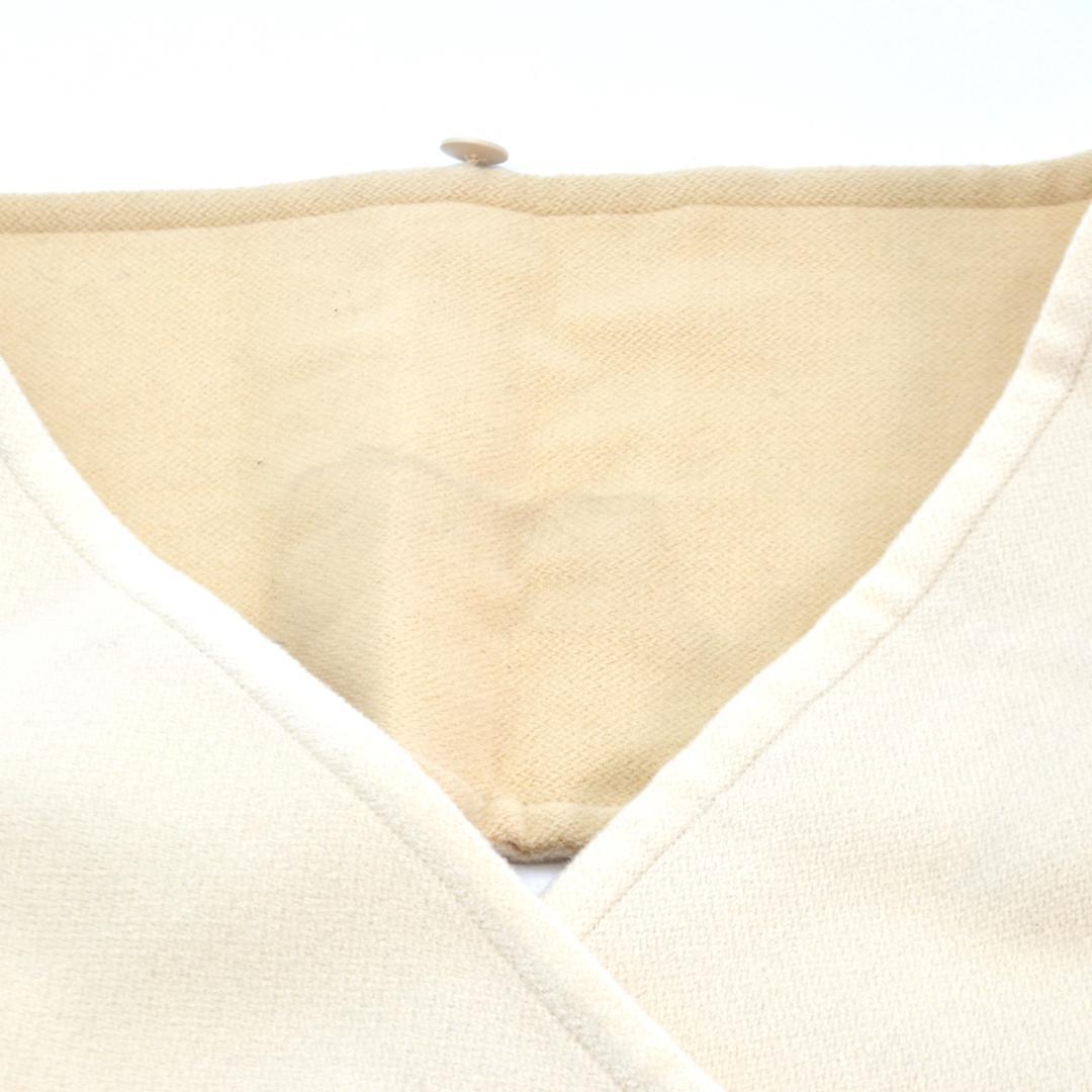 H.RW エルメス リバーシブル コート カシミヤ ウール