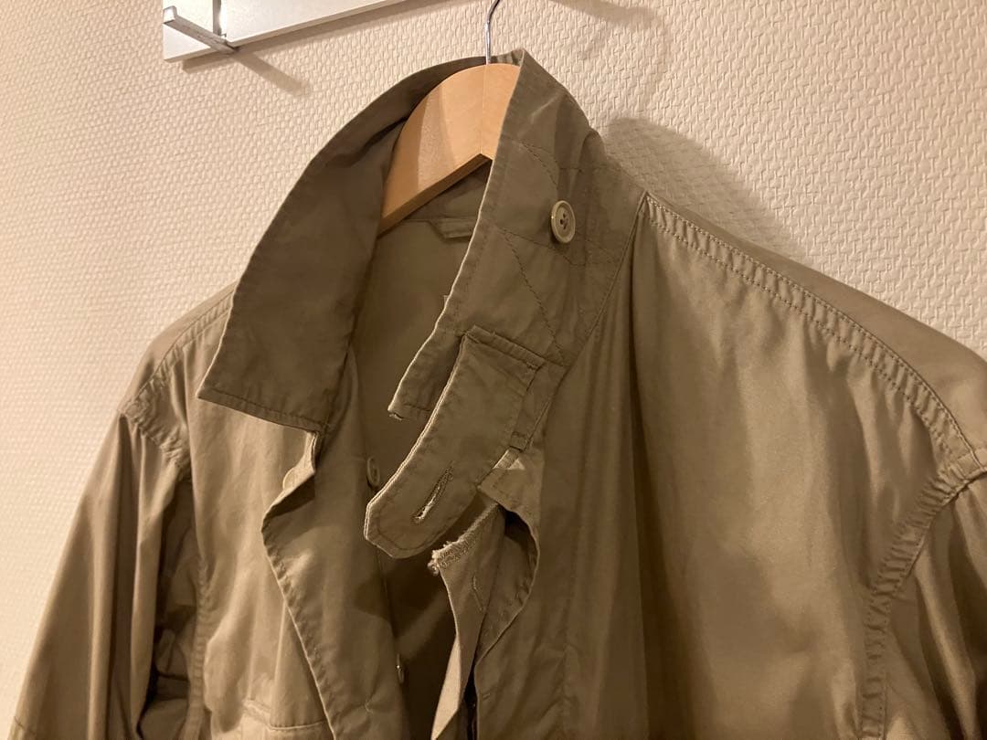 BDU jacket High count twill カーキ　Sサイズ