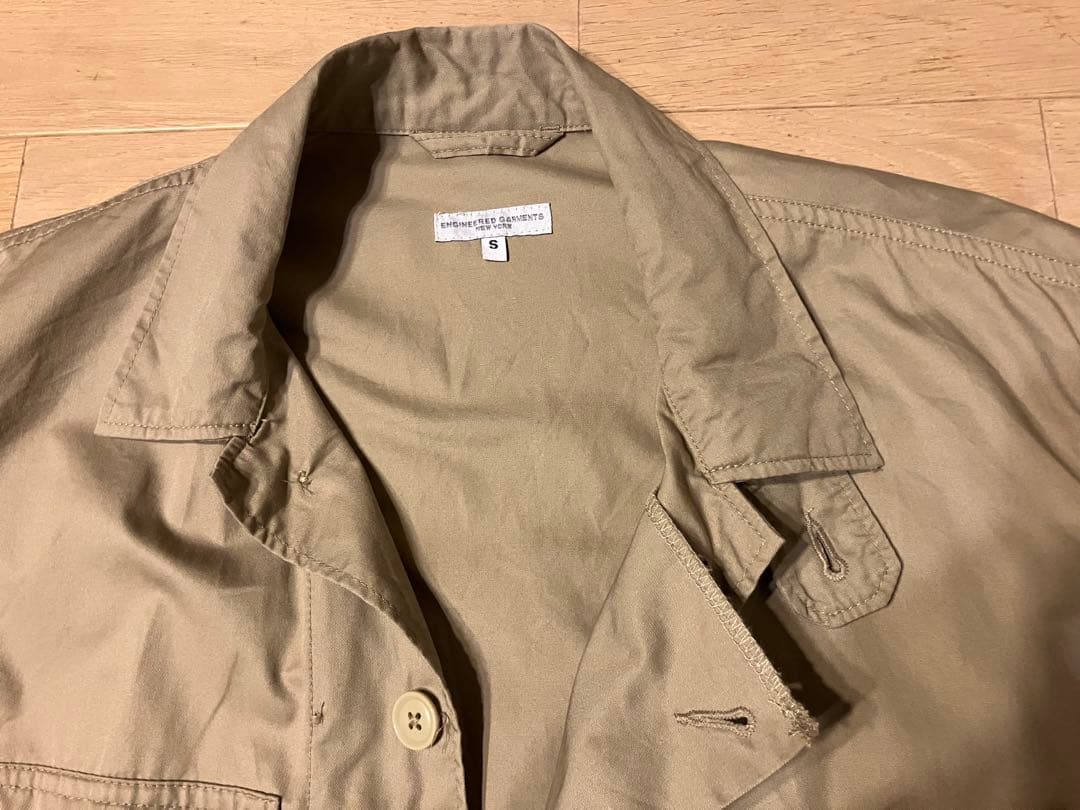 BDU jacket High count twill カーキ　Sサイズ