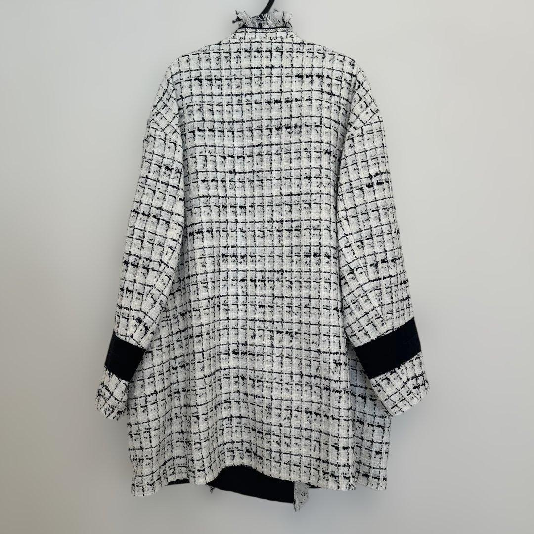 ADORE ツイードチェック ダブルブレストコート