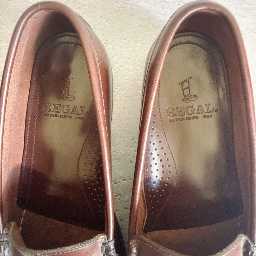 REGAL リーガル　ローファー　コブラヴァンプ　ブラウン 26EE