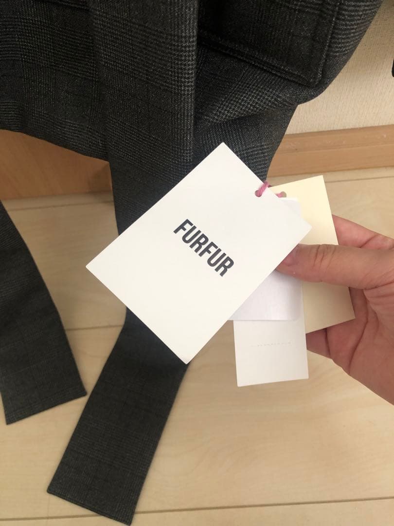 【新品タグ付き】FURFUR パデットボウタイワークブルゾン