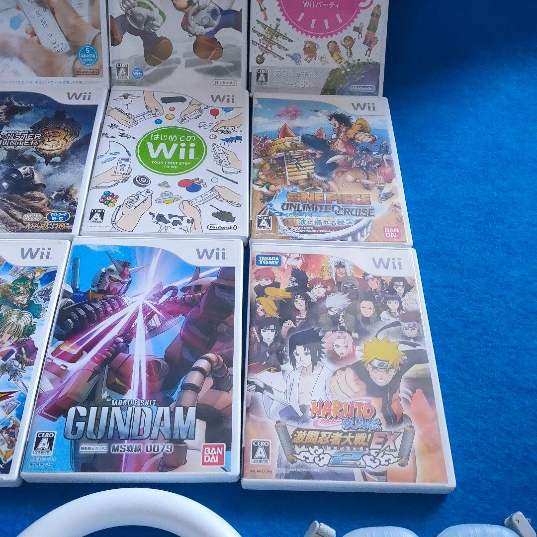 豪華✨任天堂 マリオカート Wii 本体一式 Wiiパーティ ナルト ガンダム