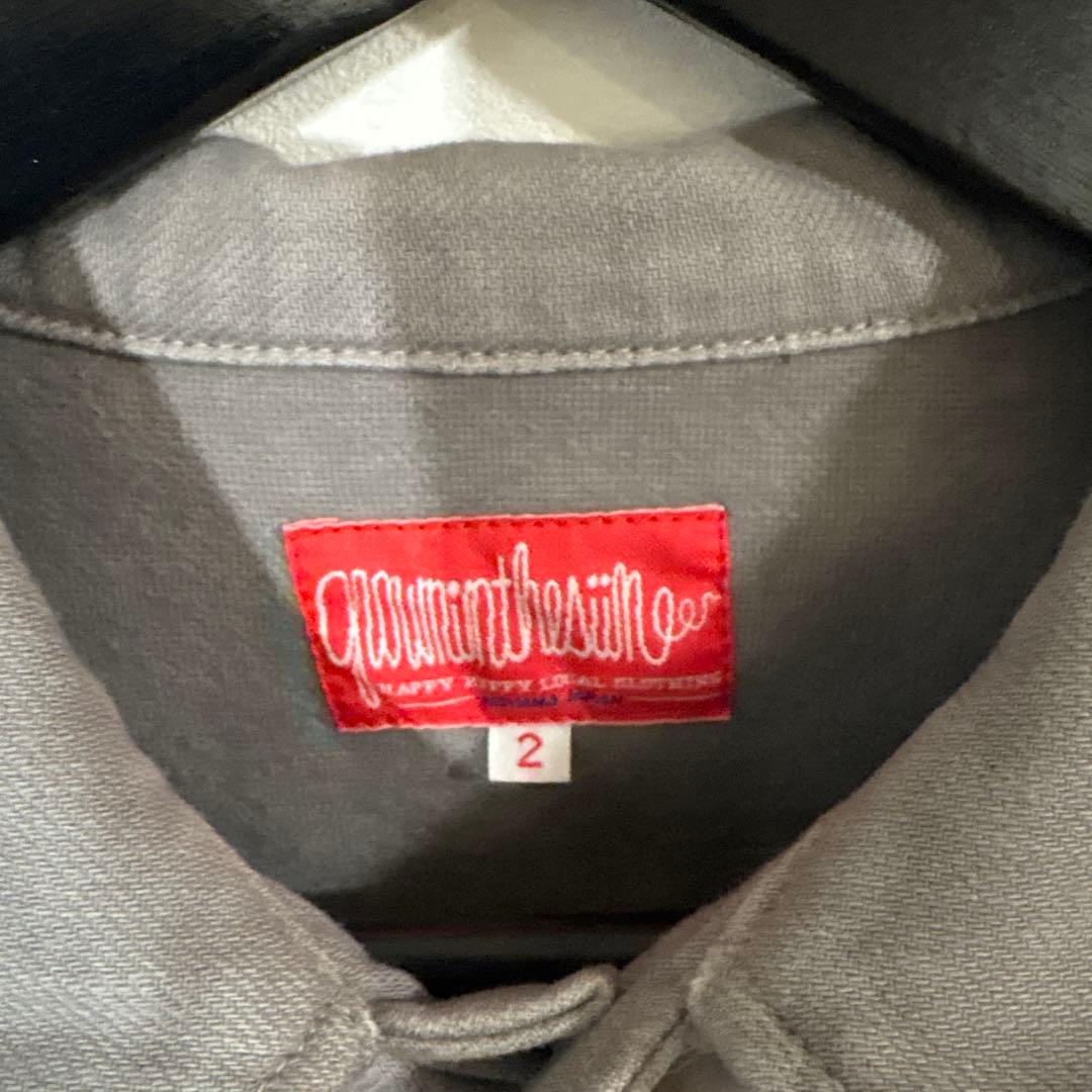 grown in the sun カバーオールジャケット サイズ2 グレー