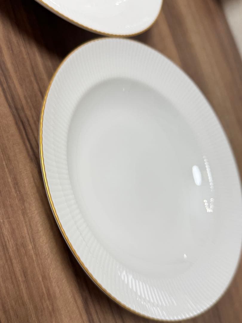 ノリタケ 金彩 ホワイト カップ&ソーサー プレート　ダイヤモンドコレクション