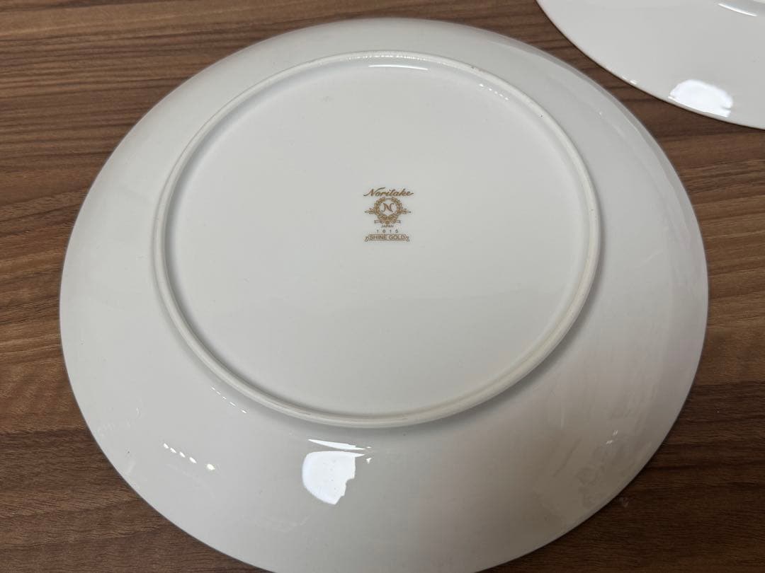 ノリタケ 金彩 ホワイト カップ&ソーサー プレート　ダイヤモンドコレクション