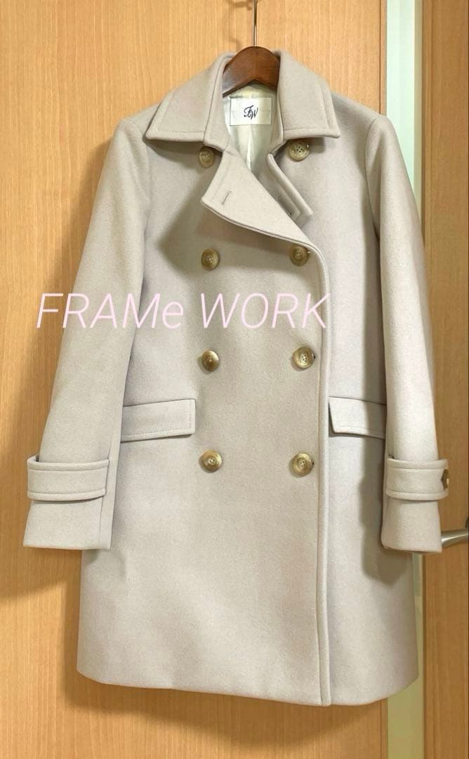 ☆ORIHO☆ フレームワーク ハミルトンウールPコート　38