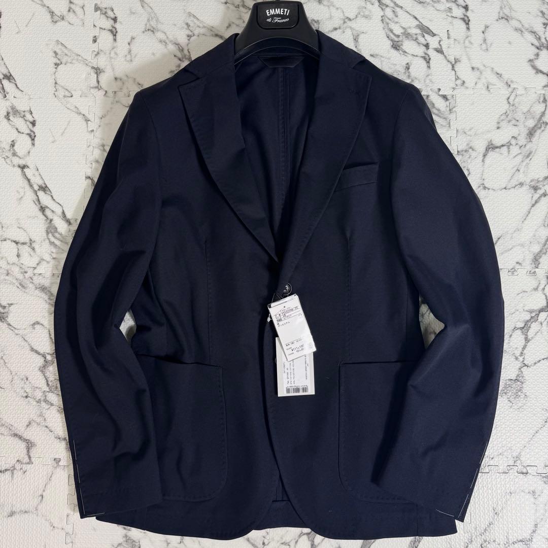 タグ付き◎ラルディーニ　テーラードジャケット　アンコン　イージー　濃紺