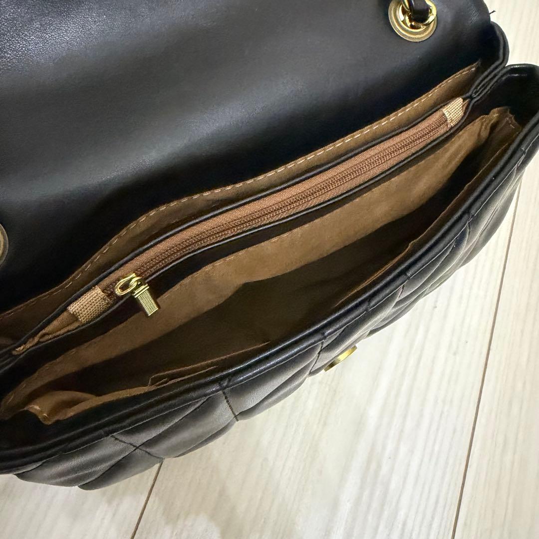 COACH タビー 26 キルティング バッグ ブラック