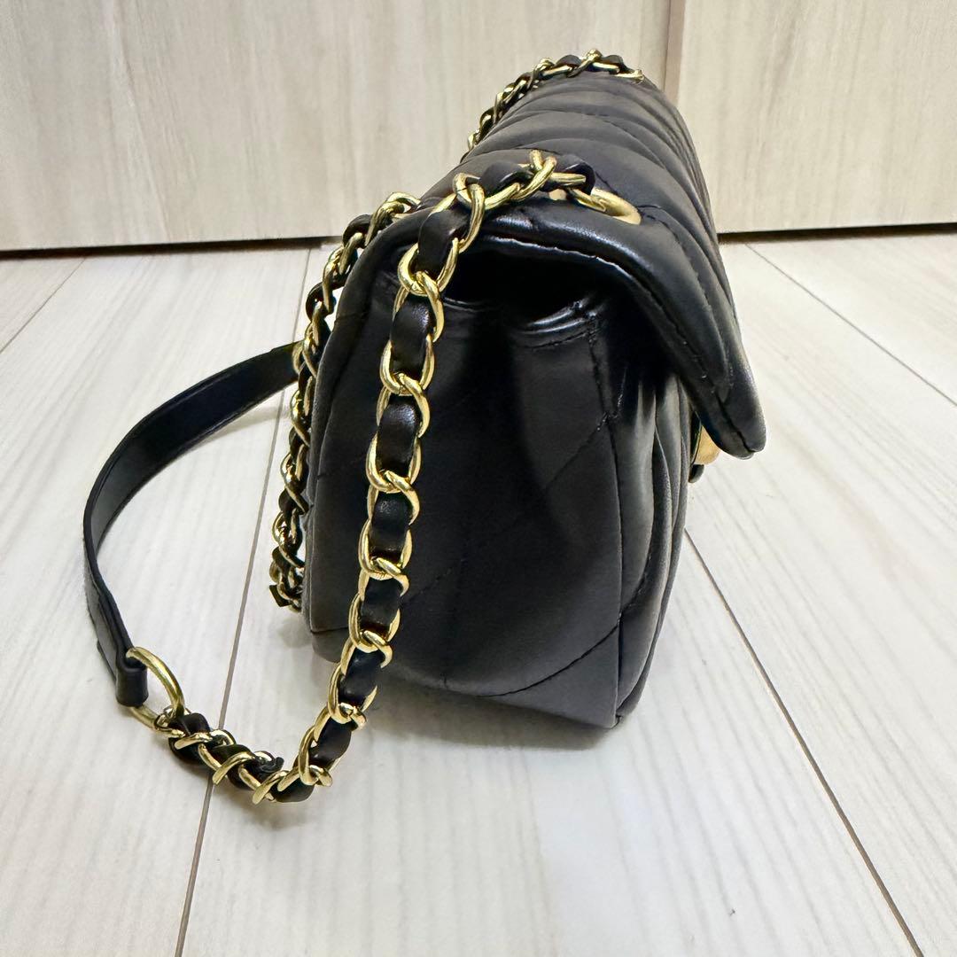 COACH タビー 26 キルティング バッグ ブラック