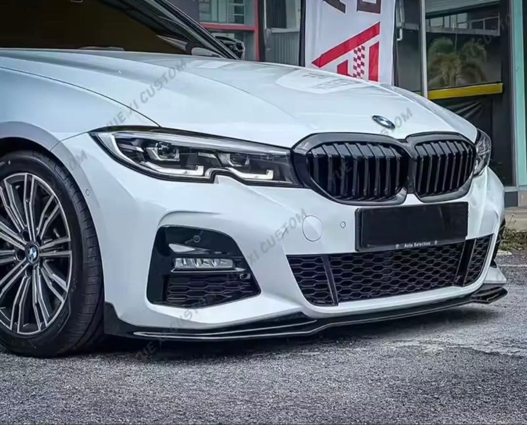 【新品！】 G20 G21 フロントリップスポイラー グロスブラック！