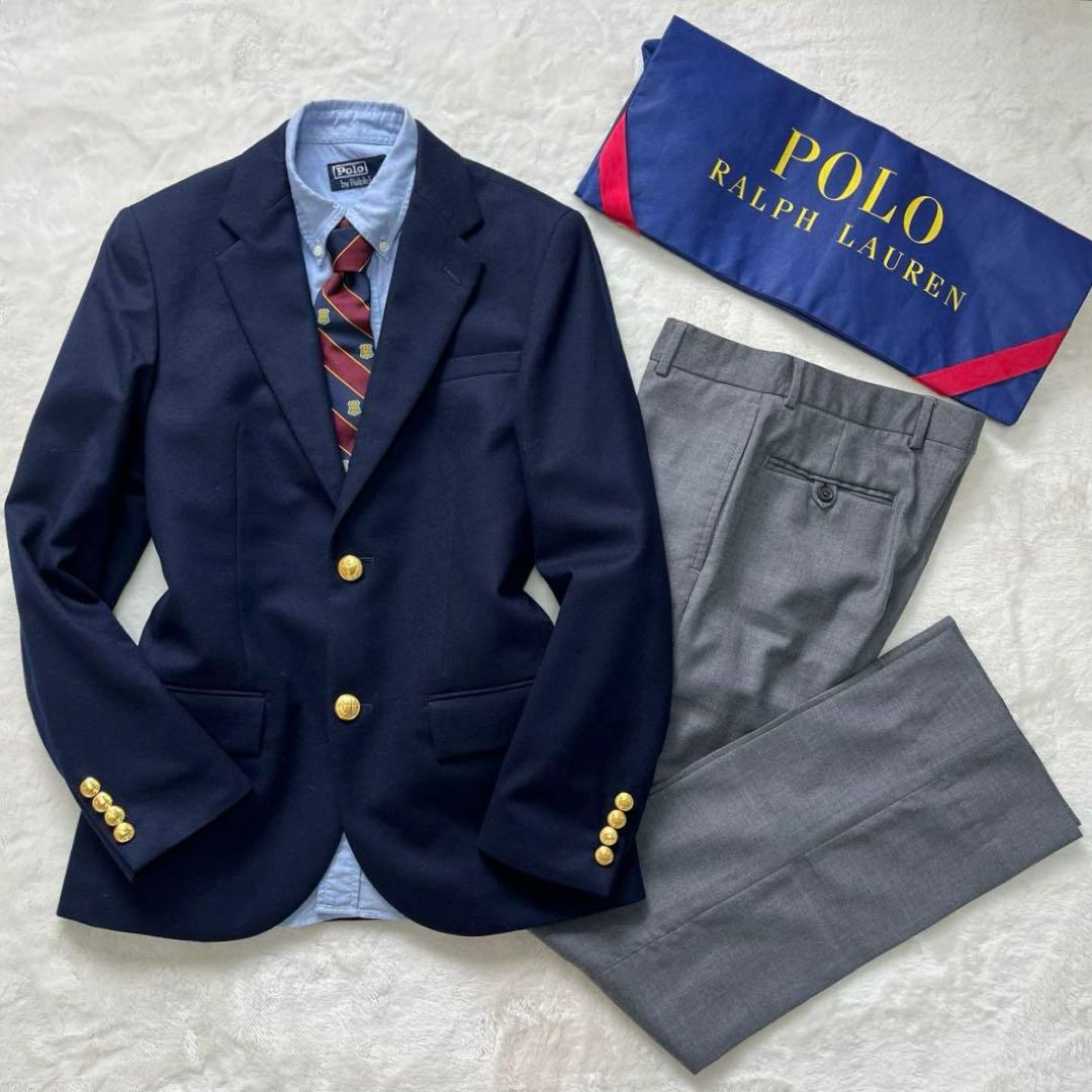 豪華4点✨ポロラルフローレン 160フォーマルセットアップスーツ　卒業式 極美品