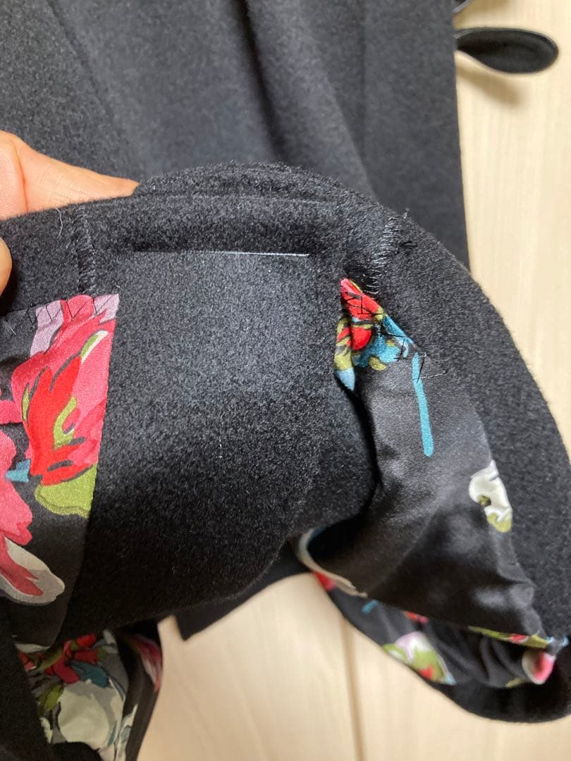 限定価格❗️フォックスファー付　カシミアロングコート