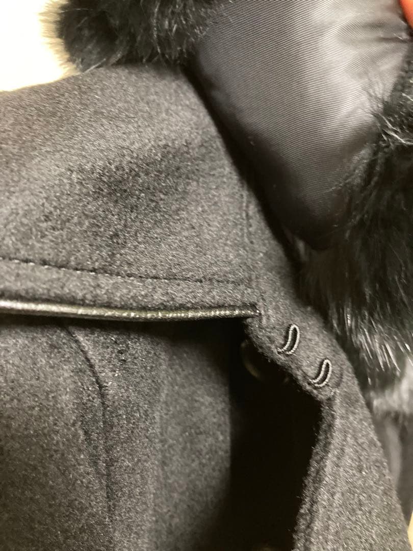 限定価格❗️フォックスファー付　カシミアロングコート