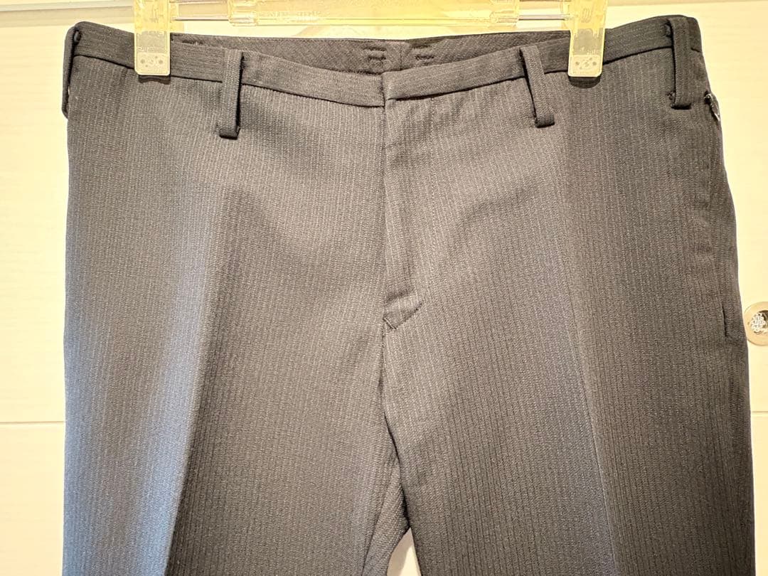 ato スーツ　セットアップ　ブラック　ストライプ　46サイズ