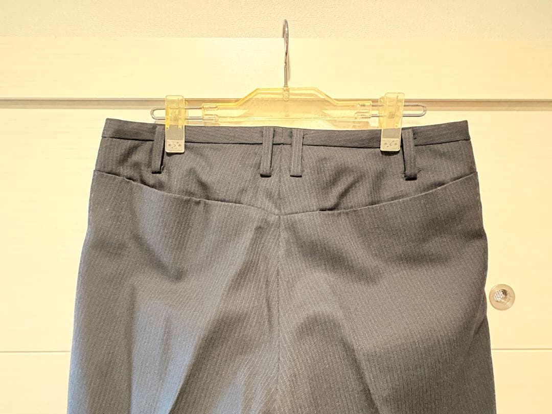 ato スーツ　セットアップ　ブラック　ストライプ　46サイズ