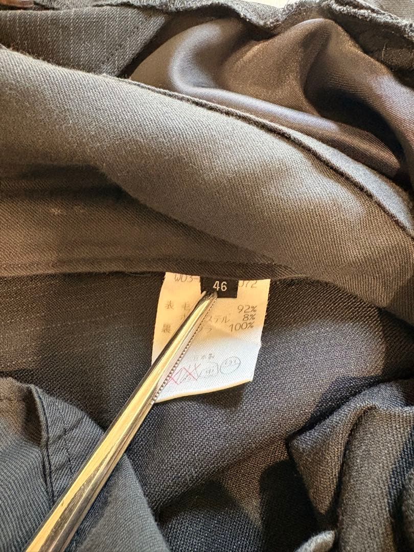 ato スーツ　セットアップ　ブラック　ストライプ　46サイズ