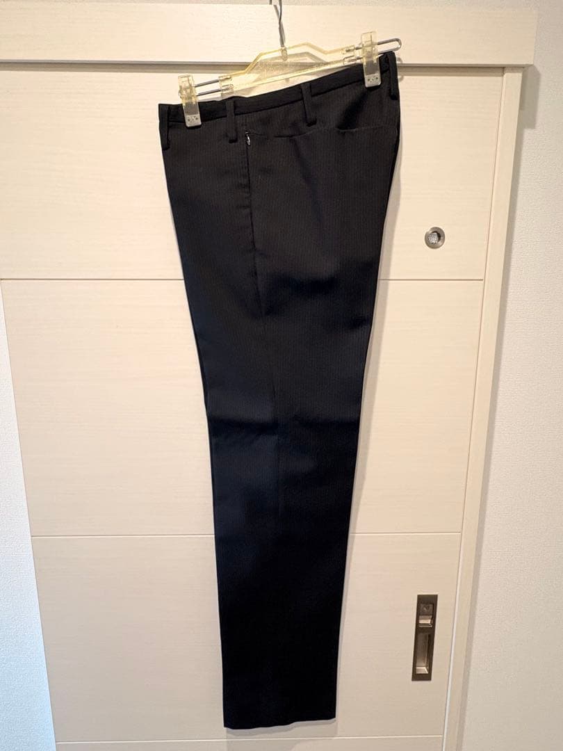 ato スーツ　セットアップ　ブラック　ストライプ　46サイズ