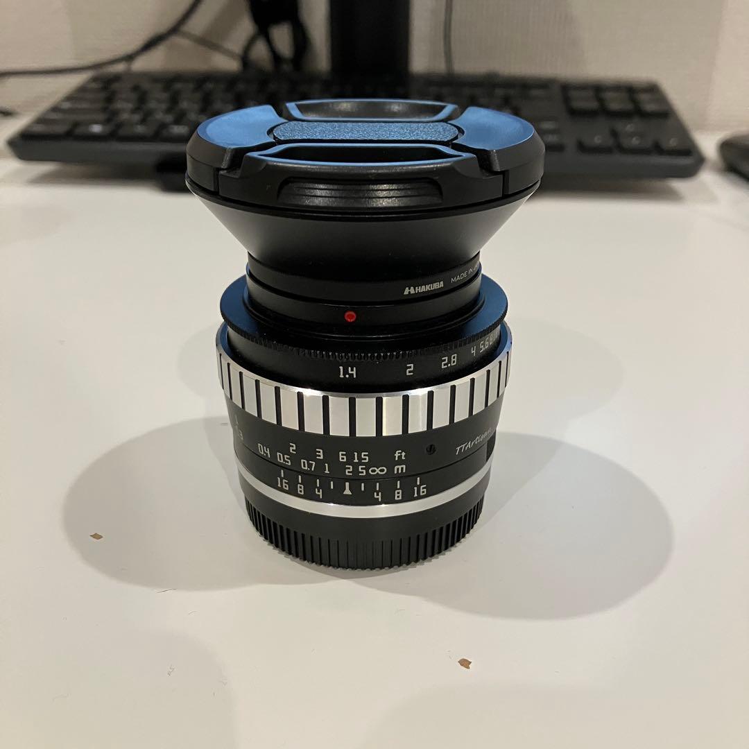 ttartisan 23mm f1.4 ブラック × シルバー