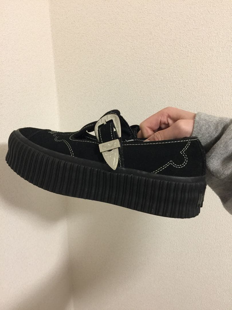 コンバース　LIFTD RIBTAPE T-STRAP WT OX BLACK