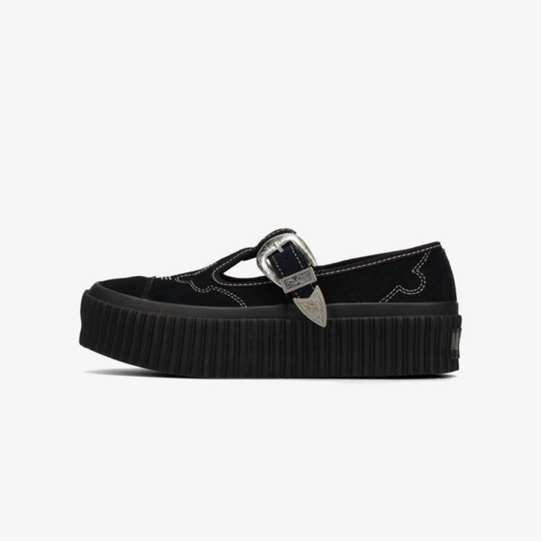 コンバース　LIFTD RIBTAPE T-STRAP WT OX BLACK