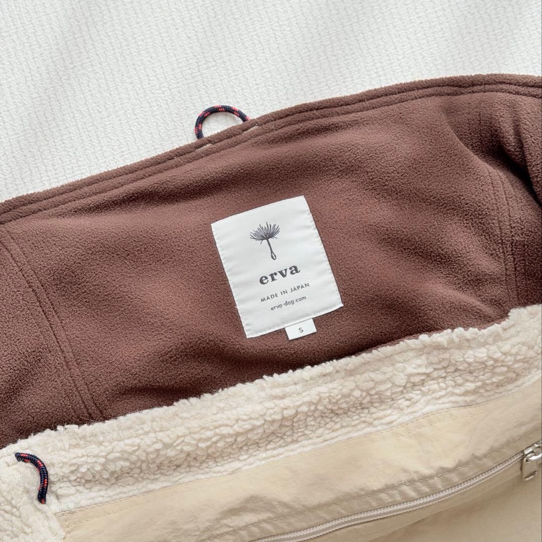 美品◎ erva エルバ　限定⭐︎ボアシンプルドッグスリング　Sサイズ