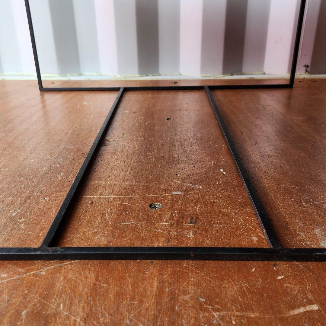 オーダー家具　無垢材　アイアン　ローテーブル　センターテーブル　75cm