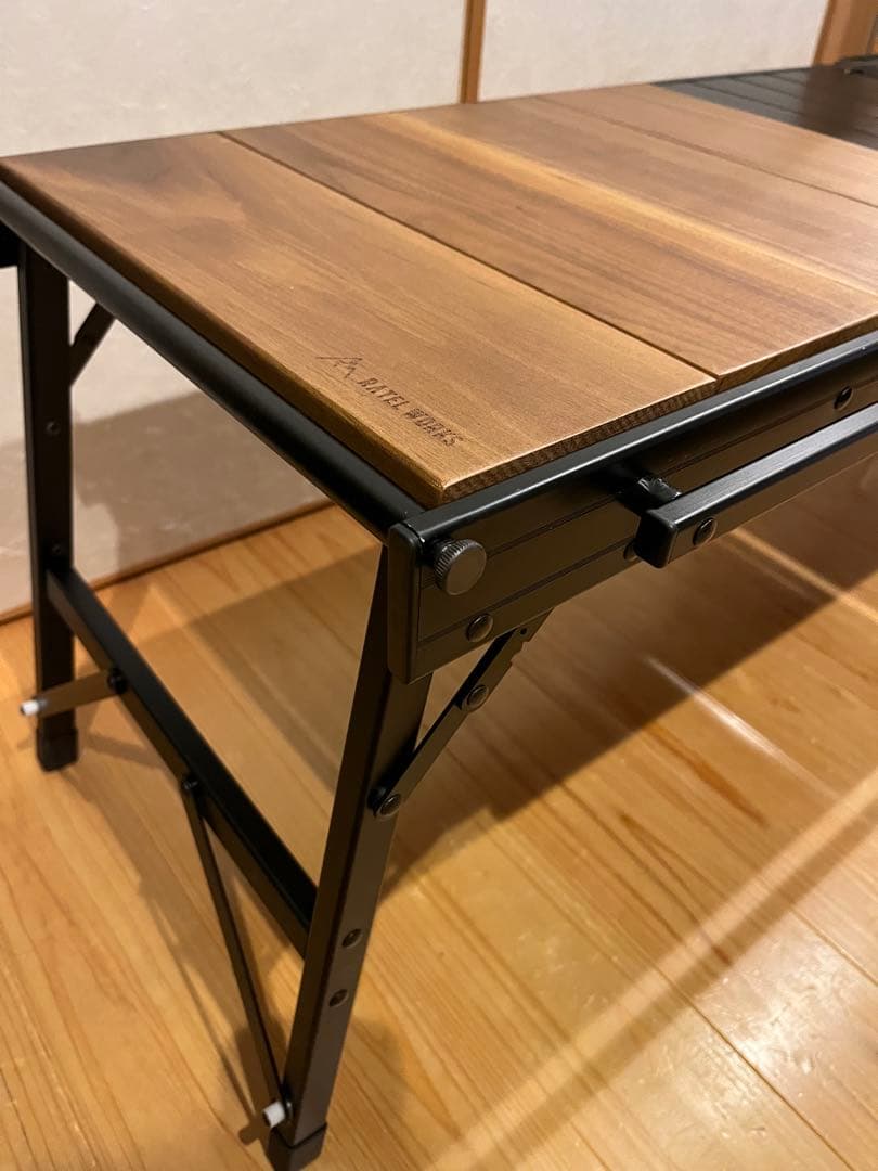 ラーテルワークス　ウッドパネルテーブル&エクステンションユニット　収納袋　セット