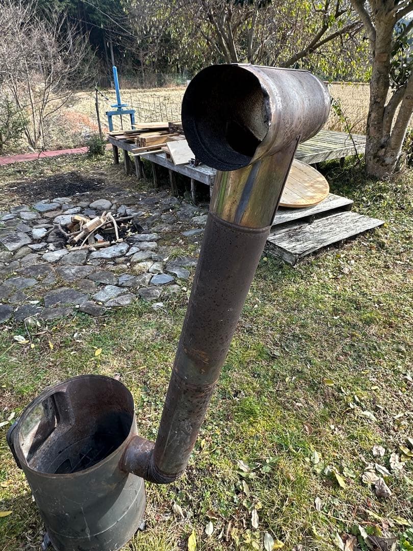 【薪ストーブ】グリル付き ブラック