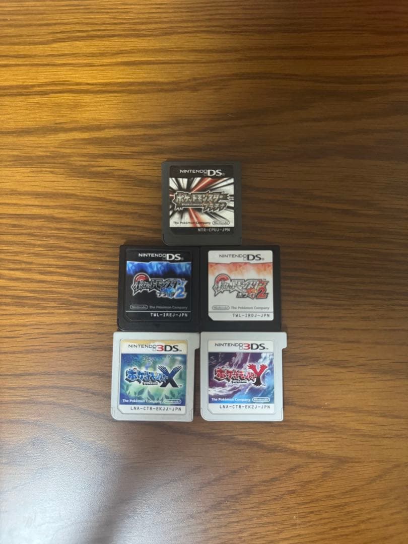 ポケットモンスター ds 3ds ソフト5本まとめ