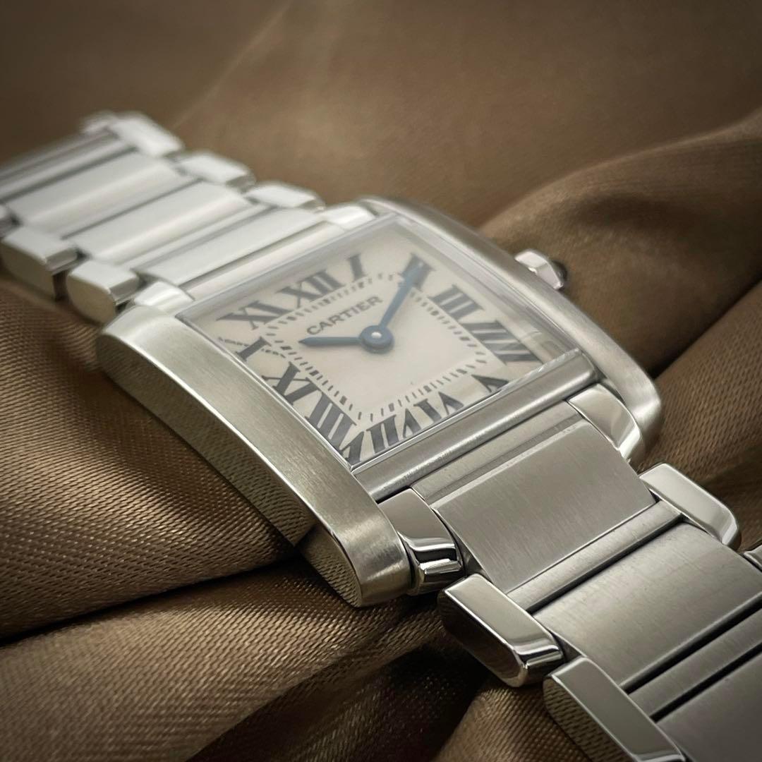 T029 カルティエ タンクフランセーズSM W51008Q3 クォーツ