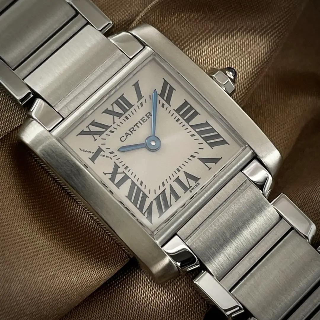 T029 カルティエ タンクフランセーズSM W51008Q3 クォーツ